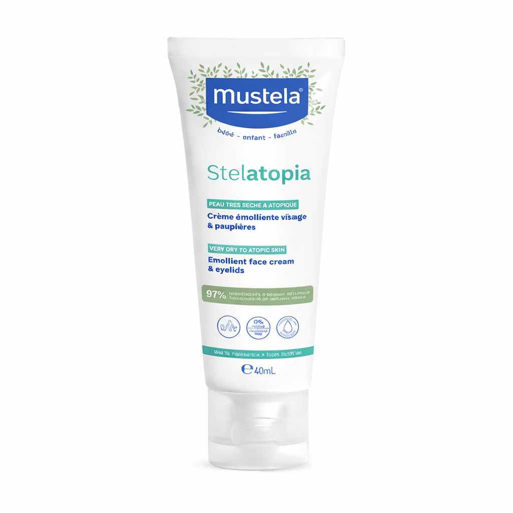 Mustela Crème émolliente Stelatopia visage & paupières 40ml