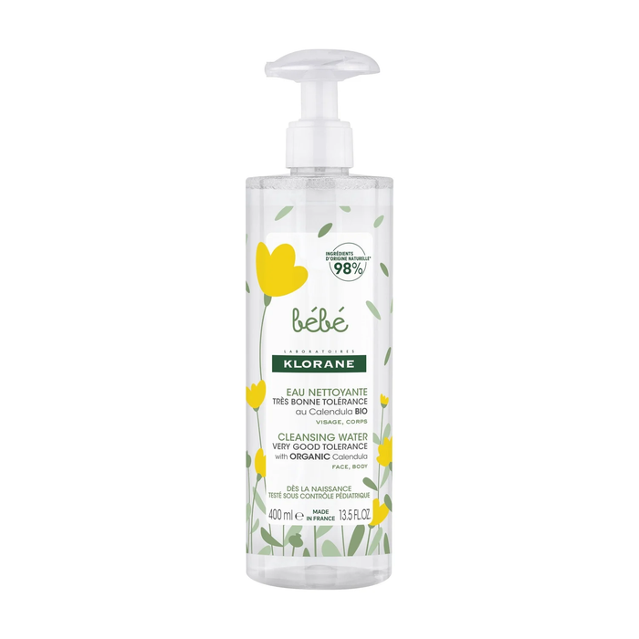 Klorane Eau Nettoyante Sans Rinçage au Calendula 400ml