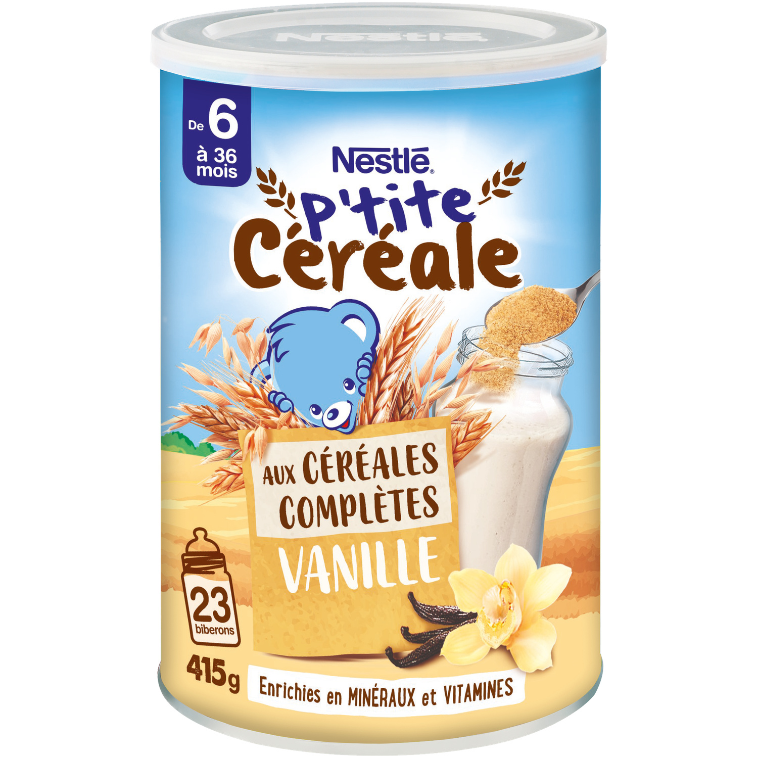 Nestlé Céréales bébé dès 6 mois Céréales Complètes Vanille