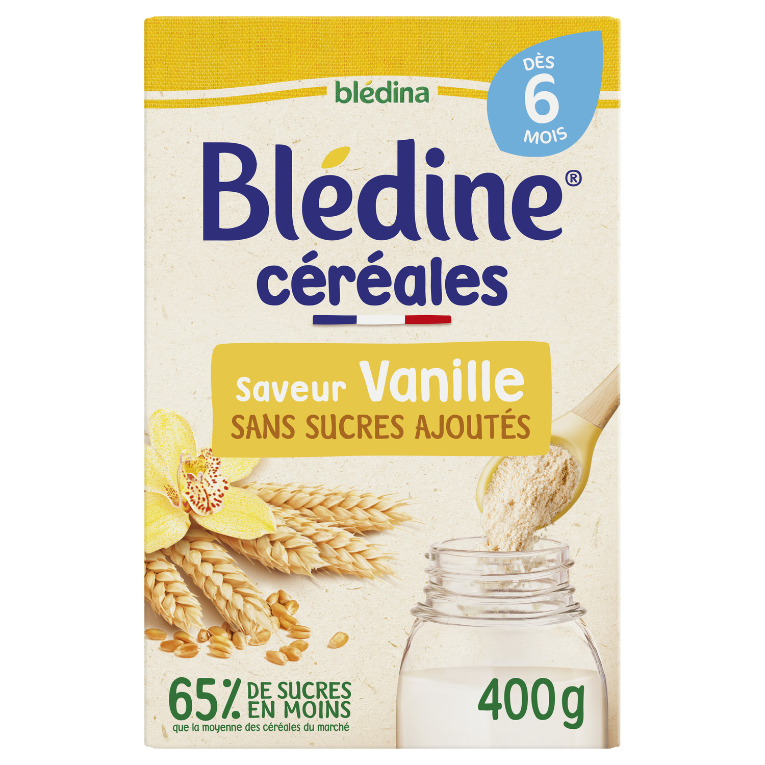 Blédine Céréales bébé dès 6 mois saveur Vanille Blédine