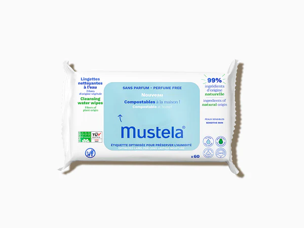 Mustela Lingettes Nettoyantes a l'Eau