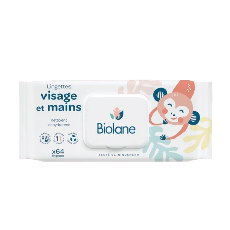 Biolane Lingettes Visage & Mains